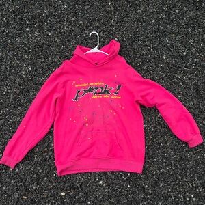 Pink Sp5der hoodie